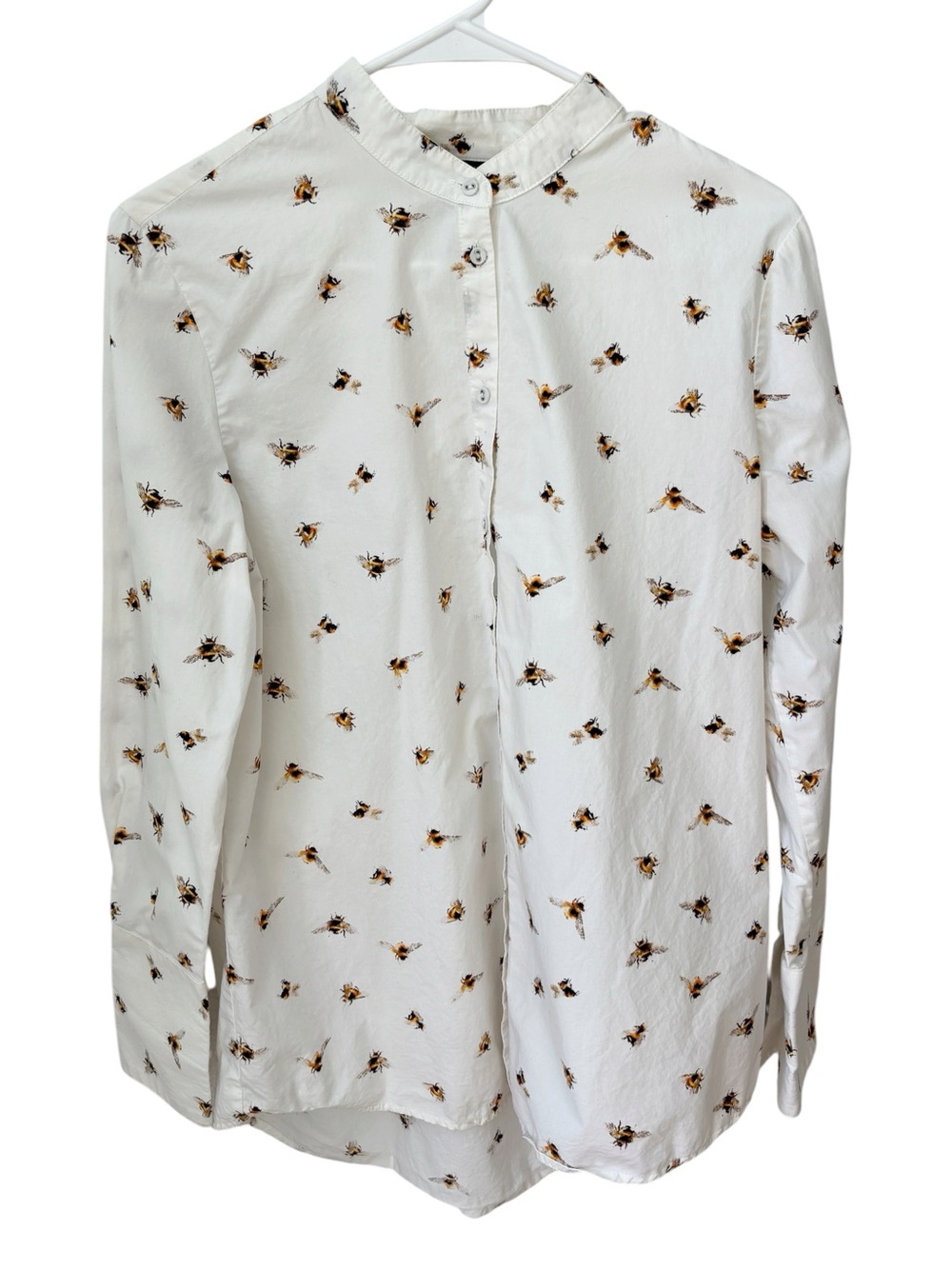 Victoria Beckham For Target Novelty Bee Print Button Top Women’s Size Medium